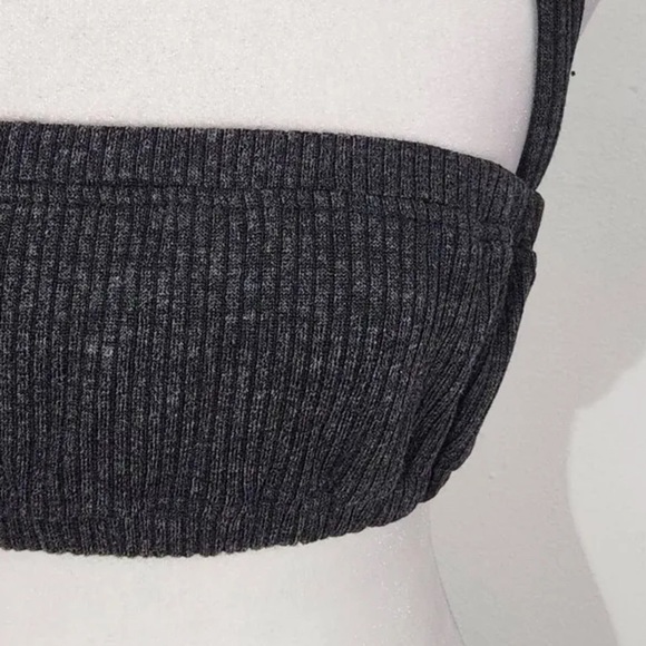 WeWoreWhat Charcoal Knit Top - Picture 3 of 11